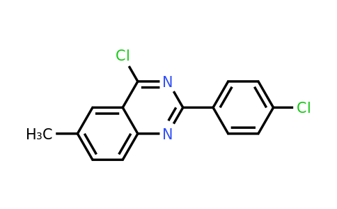 CAS 885277-69-0 | 4-Chloro-2-(4-chloro-phenyl)-6-methyl-quinazoline