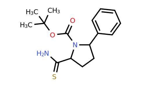 CAS 885277-73-6 | 2-Phenyl-5-thiocarbamoyl-pyrrolidine-1-carboxylic acid tert-butyl ester