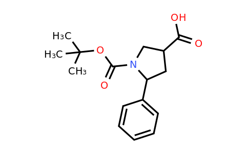 CAS 885277-76-9 | 5-Phenyl-pyrrolidine-1,3-dicarboxylic acid 1-tert-butyl ester