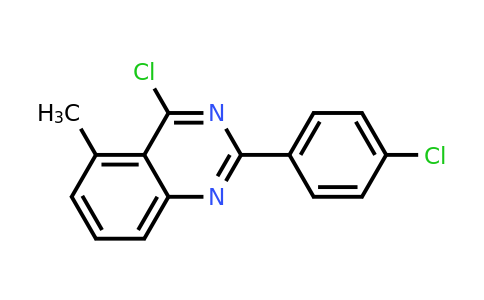 CAS 885277-78-1 | 4-Chloro-2-(4-chloro-phenyl)-5-methyl-quinazoline