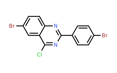 CAS 885277-83-8 | 6-Bromo-2-(4-bromo-phenyl)-4-chloro-quinazoline