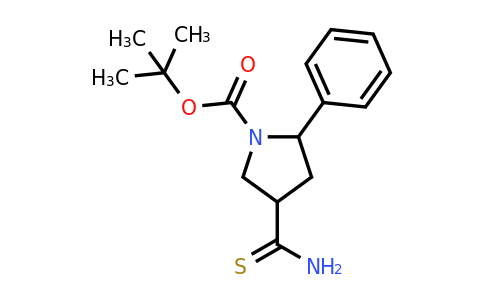 CAS 885277-87-2 | 2-Phenyl-4-thiocarbamoyl-pyrrolidine-1-carboxylic acid tert-butyl ester