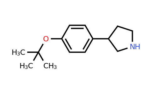 CAS 885277-97-4 | 3-(4-Tert-butoxy-phenyl)-pyrrolidine