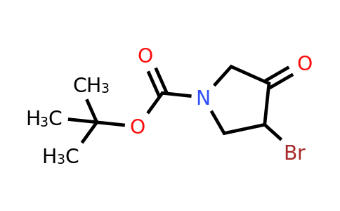 CAS 885278-03-5 | 3-Bromo-4-oxo-pyrrolidine-1-carboxylic acid tert-butyl ester
