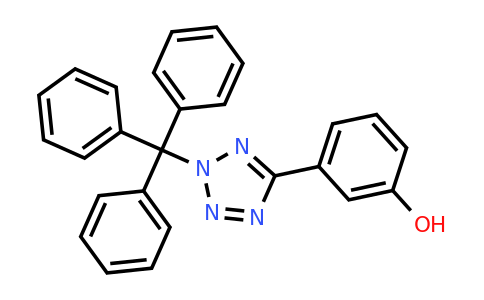 CAS 885278-25-1 | 3-(2-Trityl-2H-tetrazol-5-YL)-phenol