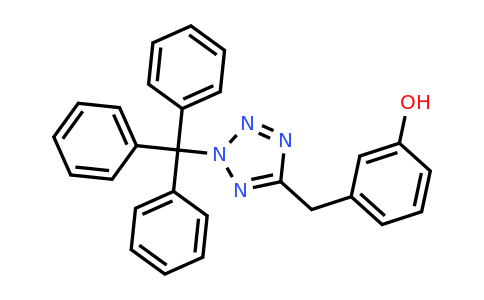 CAS 885278-40-0 | 3-(2-Trityl-2H-tetrazol-5-ylmethyl)-phenol