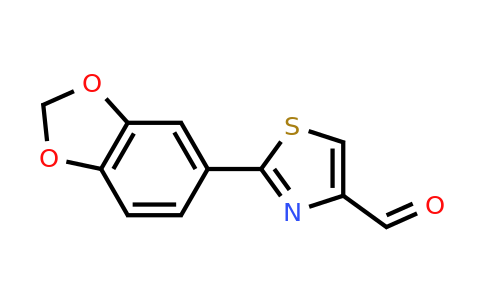 CAS 885278-54-6 | 2-Benzo[1,3]dioxol-5-YL-thiazole-4-carbaldehyde