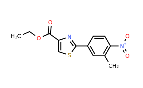 CAS 885278-57-9 | 2-(3-Methyl-4-nitro-phenyl)-thiazole-4-carboxylic acid ethyl ester
