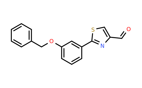 CAS 885278-72-8 | 2-(3-(Benzyloxy)phenyl)thiazole-4-carbaldehyde