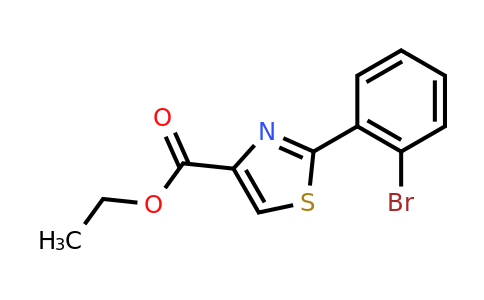 CAS 885278-78-4 | 2-(2-Bromo-phenyl)-thiazole-4-carboxylic acid ethyl ester
