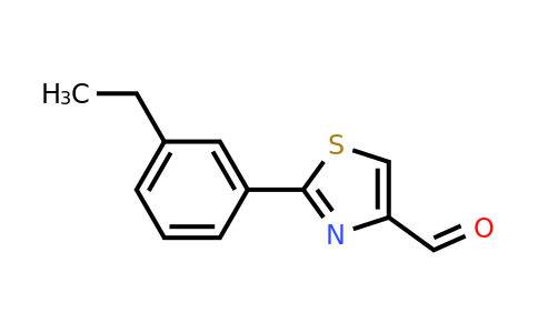 CAS 885279-08-3 | 2-(3-Ethylphenyl)thiazole-4-carbaldehyde