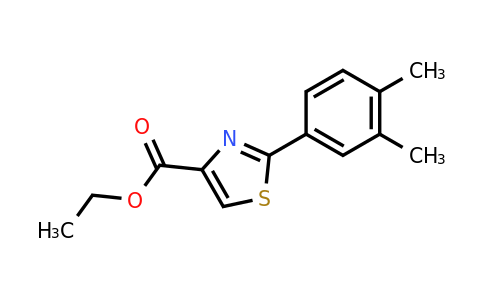 CAS 885279-24-3 | 2-(3,4-Dimethyl-phenyl)-thiazole-4-carboxylic acid ethyl ester