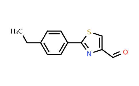 CAS 885279-27-6 | 2-(4-Ethyl-phenyl)-thiazole-4-carbaldehyde