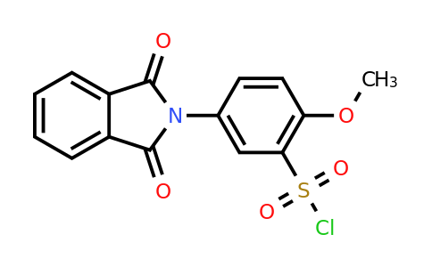 CAS 885279-82-3 | 5-(1,3-Dioxo-1,3-dihydro-isoindol-2-yl)-2-methoxy-benzenesulfonyl chloride