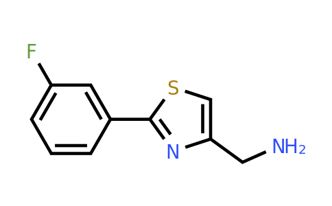 CAS 885280-31-9 | 2-(3-Fluorophenyl)-4-thiazolemethanamine