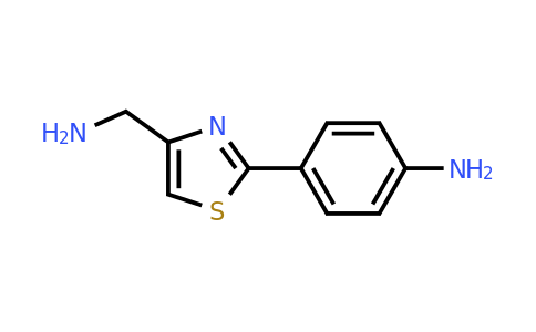 CAS 885280-72-8 | 4-(4-Aminomethyl-thiazol-2-YL)-phenylamine