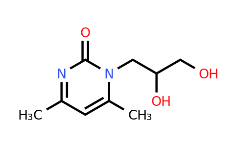 CAS 88544-94-9 | 1-(2,3-Dihydroxypropyl)-4,6-dimethylpyrimidin-2(1H)-one