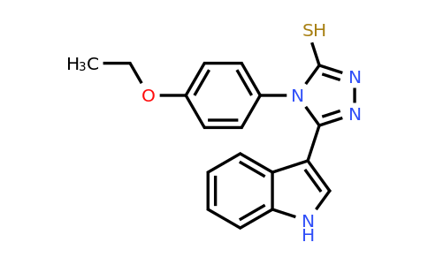 CAS 885458-58-2 | 4-(4-ethoxyphenyl)-5-(1H-indol-3-yl)-4H-1,2,4-triazole-3-thiol