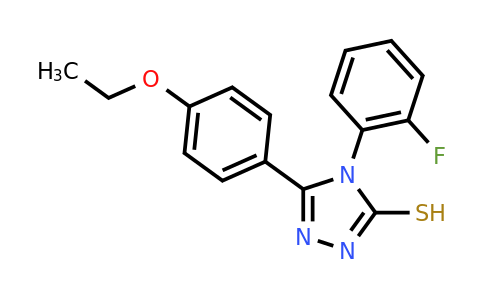 CAS 885460-05-9 | 5-(4-ethoxyphenyl)-4-(2-fluorophenyl)-4H-1,2,4-triazole-3-thiol