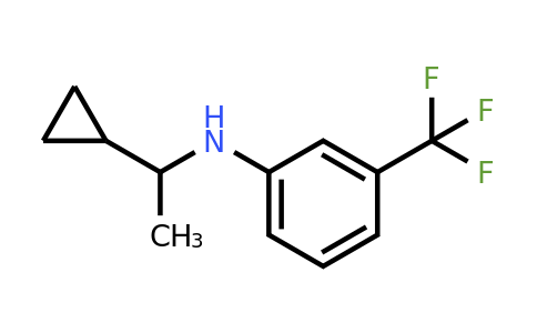 CAS 885460-34-4 | N-(1-Cyclopropylethyl)-3-(trifluoromethyl)aniline