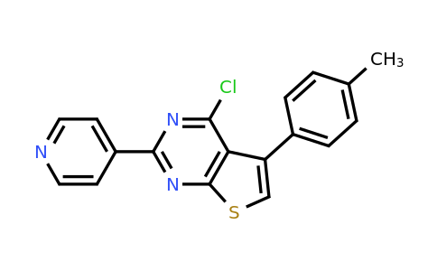 CAS 885460-94-6 | 4-[4-chloro-5-(4-methylphenyl)thieno[2,3-d]pyrimidin-2-yl]pyridine
