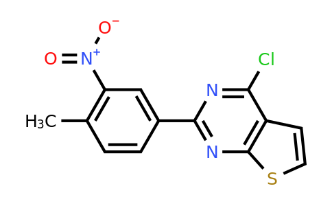 CAS 885461-03-0 | 4-chloro-2-(4-methyl-3-nitrophenyl)thieno[2,3-d]pyrimidine