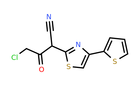 CAS 885461-38-1 | 4-chloro-3-oxo-2-[4-(thiophen-2-yl)-1,3-thiazol-2-yl]butanenitrile