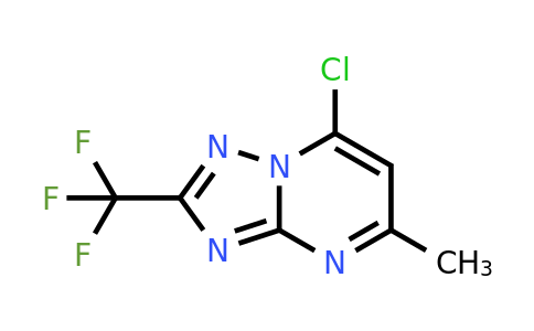 CAS 885461-50-7 | 7-chloro-5-methyl-2-(trifluoromethyl)-[1,2,4]triazolo[1,5-a]pyrimidine