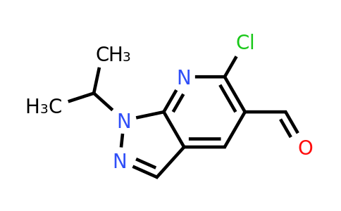 CAS 885461-63-2 | 6-chloro-1-(propan-2-yl)-1H-pyrazolo[3,4-b]pyridine-5-carbaldehyde