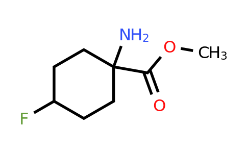 CAS 885498-57-7 | methyl 1-amino-4-fluoro-cyclohexanecarboxylate