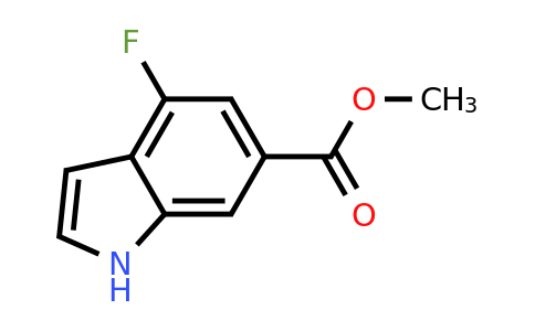CAS 885518-27-4 | methyl 4-fluoro-1H-indole-6-carboxylate