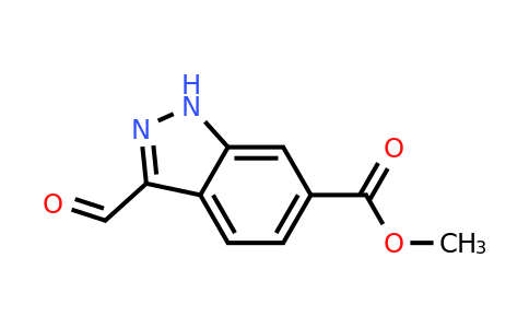 CAS 885518-86-5 | Methyl 3-formyl-1H-indazole-6-carboxylate