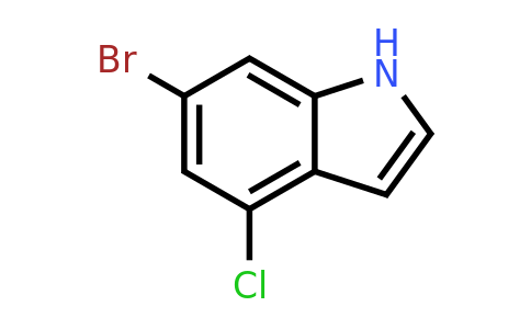CAS 885519-01-7 | 6-bromo-4-chloro-1H-indole