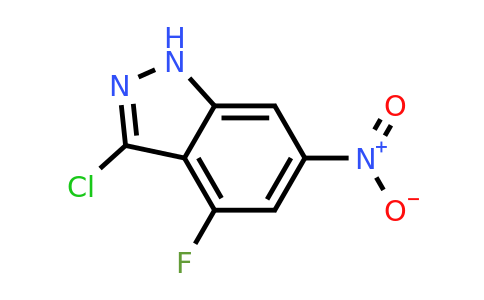 CAS 885520-10-5 | 3-Chloro-4-fluoro-6-nitro (1H)indazole