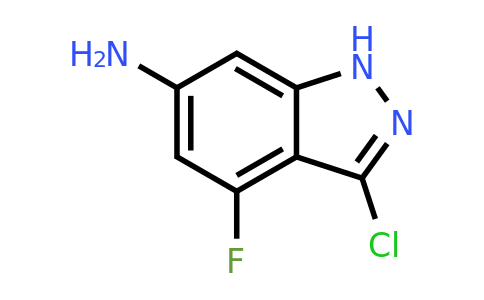 CAS 885520-15-0 | 6-Amino-3-chloro-4-fluoro (1H)indazole