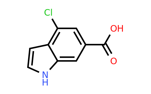 CAS 885520-25-2 | 4-chloro-1H-indole-6-carboxylic acid