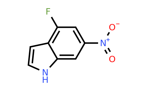 CAS 885520-28-5 | 4-fluoro-6-nitro-1H-indole