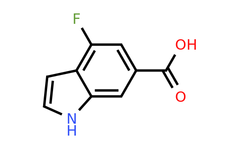 CAS 885520-31-0 | 4-fluoro-1H-indole-6-carboxylic acid
