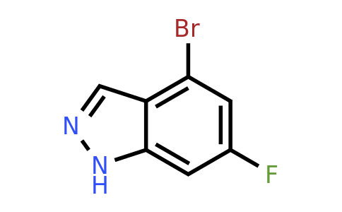 CAS 885520-35-4 | 4-Bromo-6-fluoro-1H-indazole