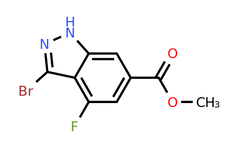 CAS 885521-41-5 | methyl 3-bromo-4-fluoro-1H-indazole-6-carboxylate
