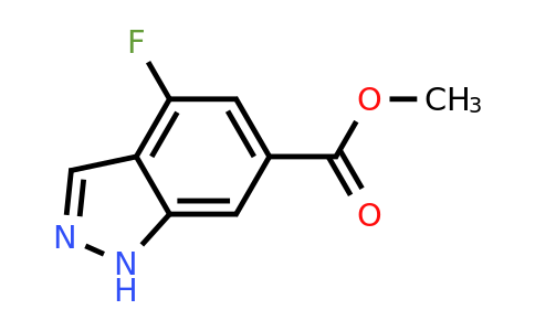 CAS 885521-44-8 | methyl 4-fluoro-1H-indazole-6-carboxylate