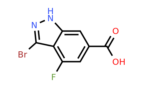 CAS 885521-65-3 | 3-bromo-4-fluoro-1H-indazole-6-carboxylic acid