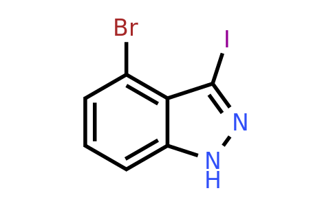 CAS 885521-72-2 | 4-bromo-3-iodo-1H-indazole