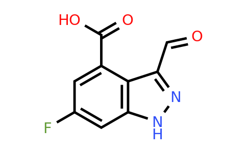 CAS 885522-08-7 | 6-Fluoro-3-formyl-1H-indazole-4-carboxylic acid