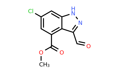 CAS 885522-30-5 | 6-Chloro-4-methoxycarbonyl-3-indazolecarboxaldehyde
