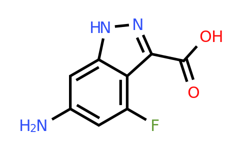 CAS 885522-68-9 | 6-amino-4-fluoro-1H-indazole-3-carboxylic acid