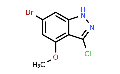 CAS 885523-17-1 | 6-bromo-3-chloro-4-methoxy-1H-indazole