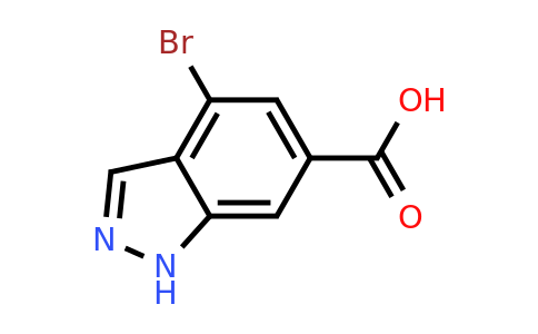 CAS 885523-43-3 | 4-Bromo-6-(1H)-indazole carboxylic acid