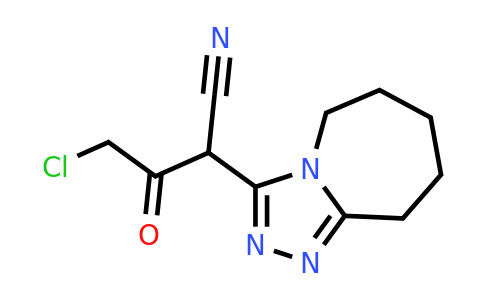 CAS 885524-11-8 | 4-chloro-3-oxo-2-{5H,6H,7H,8H,9H-[1,2,4]triazolo[4,3-a]azepin-3-yl}butanenitrile