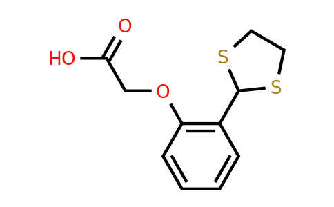 CAS 885524-23-2 | 2-[2-(1,3-dithiolan-2-yl)phenoxy]acetic acid